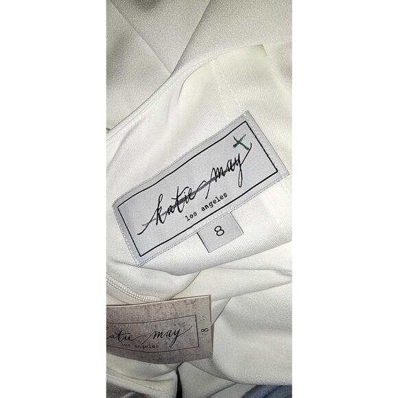 NWT Anthropologie BHLDN Katie May Lucy Maxi Dress $280 SIZE 8 Off-White - Picture 6 of 6